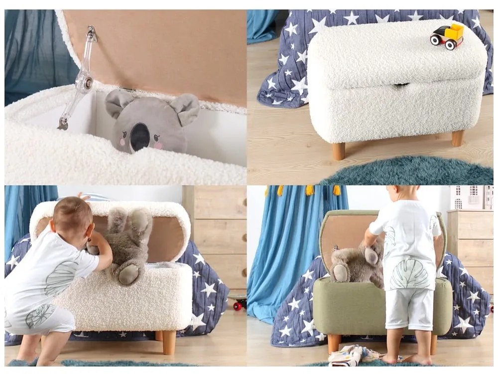 Жълта детска пейка Moouv – Hanah Home