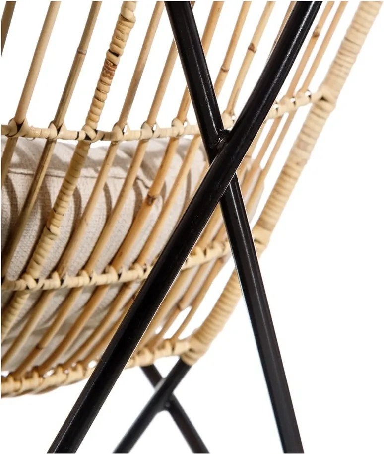 Кресло тъкано в естествен цвят – Ixia