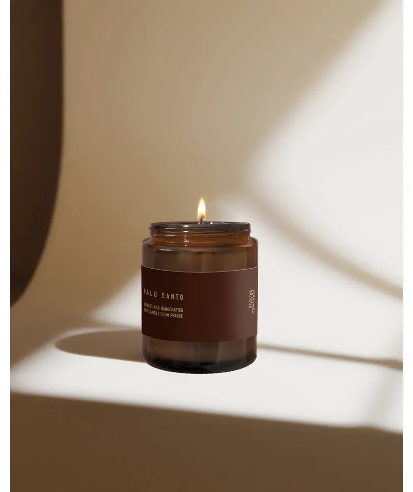 Ароматна свещ от соев восък #101 Palo Santo – Perfumed Prague