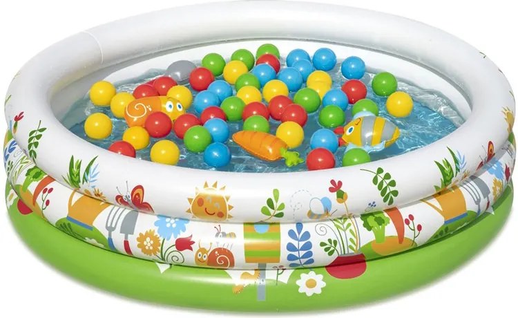 Надуваем детски басейн 102 х 25см Bestway 52466
