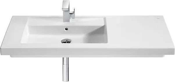 Умивалник PRISMA за стенен монтаж или върху мебел, ляв, 900 х 450 mm