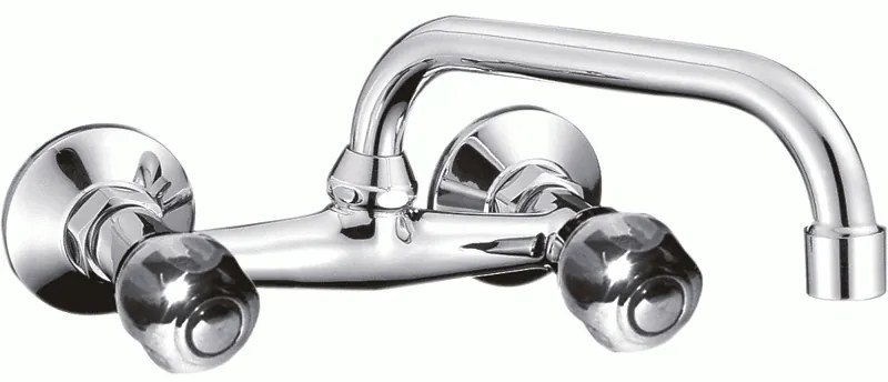 Смесител за кухня КЛИЕР ICF 5015838C M7120, месингов, хром, 10.6х15х21см