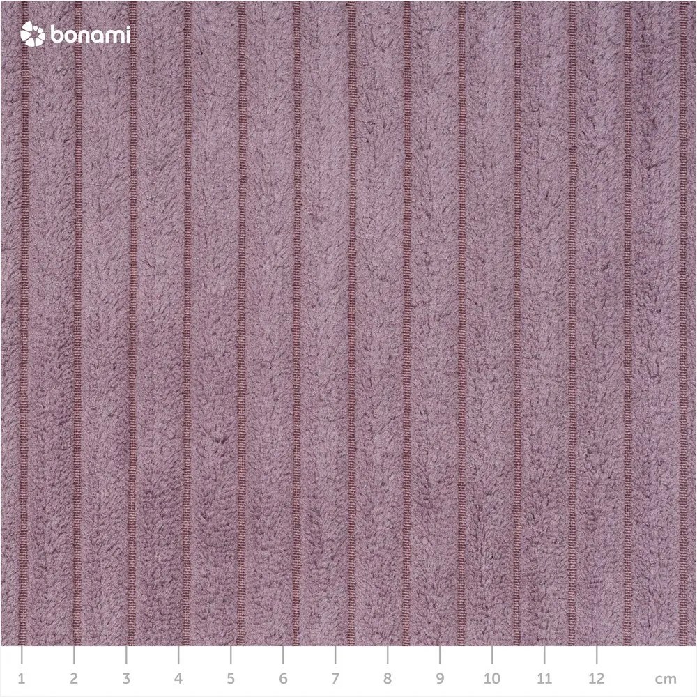 Розов велурен U-образен разтегателен диван Nihad - Bobochic Paris