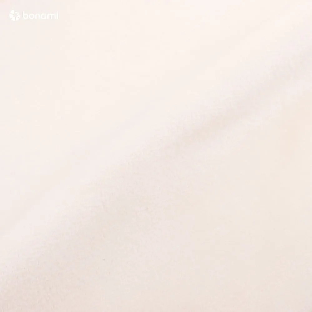 Кремаво тапицирано кадифено двойно легло с място за съхранение с включена подматрачна рамка 200x200 cm Arendal – Cosmopolitan Design