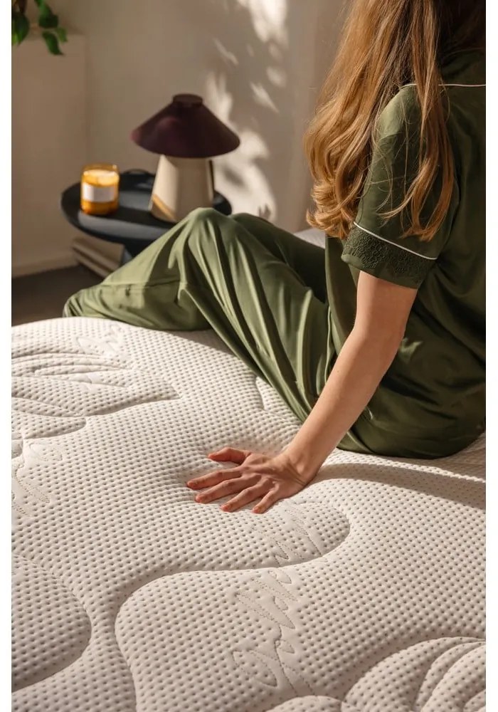 Средно твърд терморегулиращ матрак с пружини 90x200 cm Memory Luna – Bonami Selection