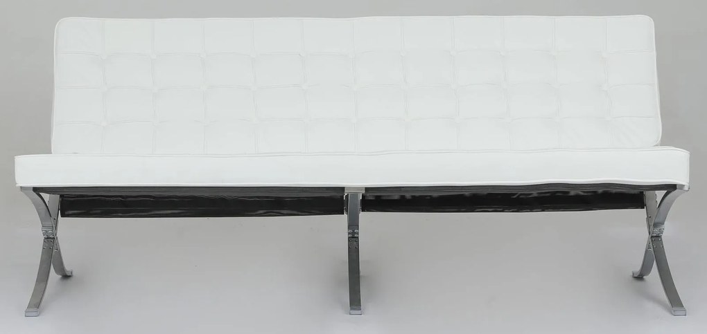 Триместен диван Casablanca-бял