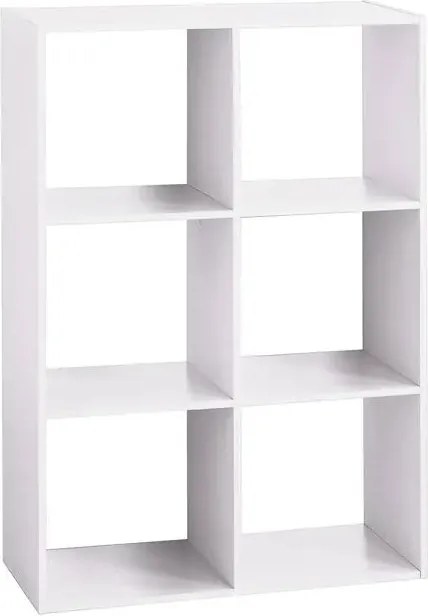 Рафт 5five Mix'n Modul, 6 отделения, MDF, 68x32x101 cm - Сив