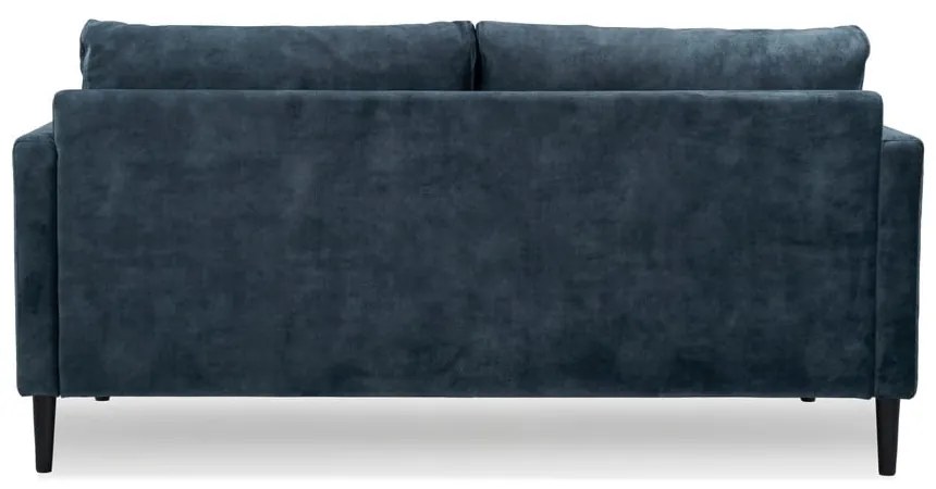 Тъмносин кадифен диван 153 cm Adagio - Scandic