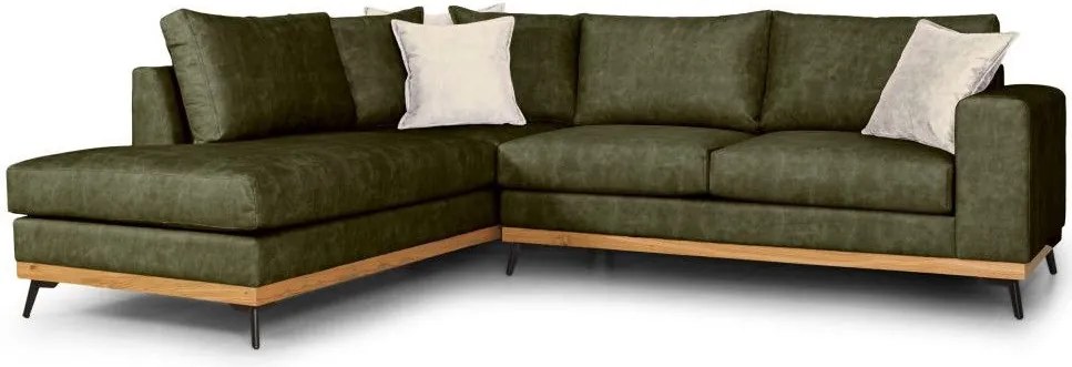 Ъглов диван Rotondo-Кипарис-Ляво