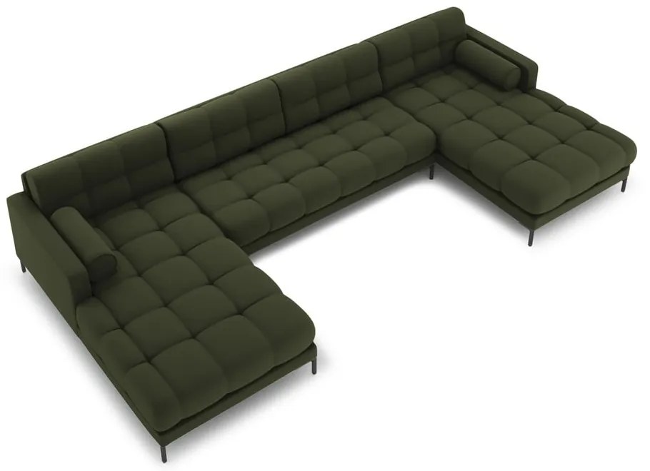 Зелен ъглов диван ("U" форма) Bali – Cosmopolitan Design
