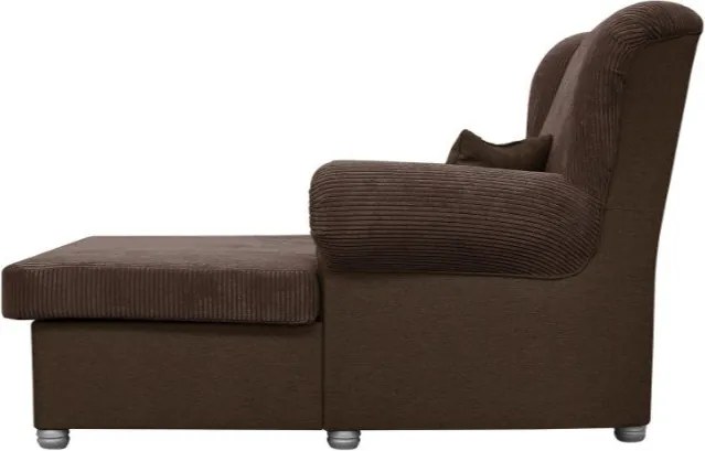 Тъмнокафяво кресло от рипсено кадифе Lord – Ropez