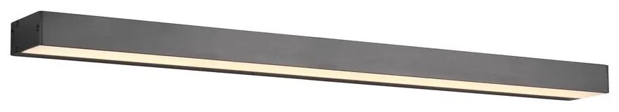 Матово черно LED осветление за стена (дължина 90 см) Rocco - Trio