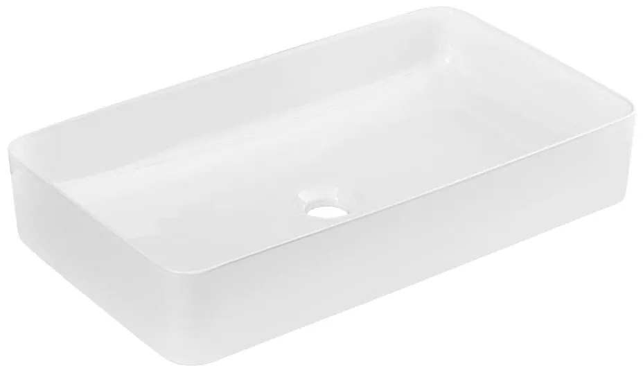 COMAD UM-6275 SLIM 60 БЯЛ DP - Мивка за вграждане в плот SLIM 61x34 см блестящо бял