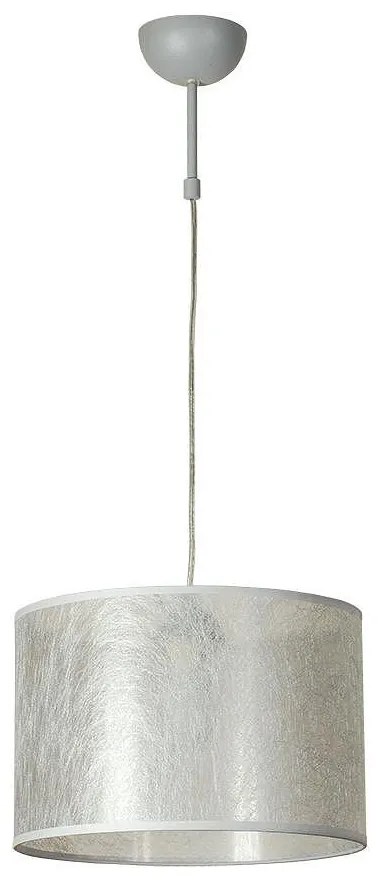 Пендел СЕТА, ø300, титан, абажур Басари Сребро, 1xE27