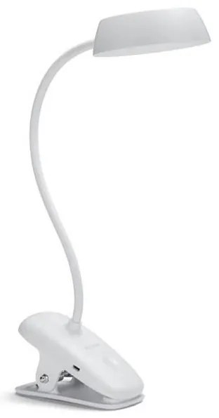 Philips - LED Димируема лампа с щипка DONUTCLIP LED/3W/5V 1200 mAh бял