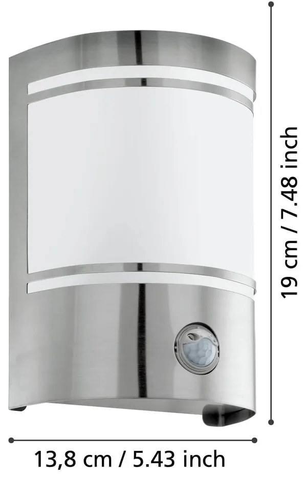Стенно външно осветително тяло (височина 19 cm) CERNO – EGLO