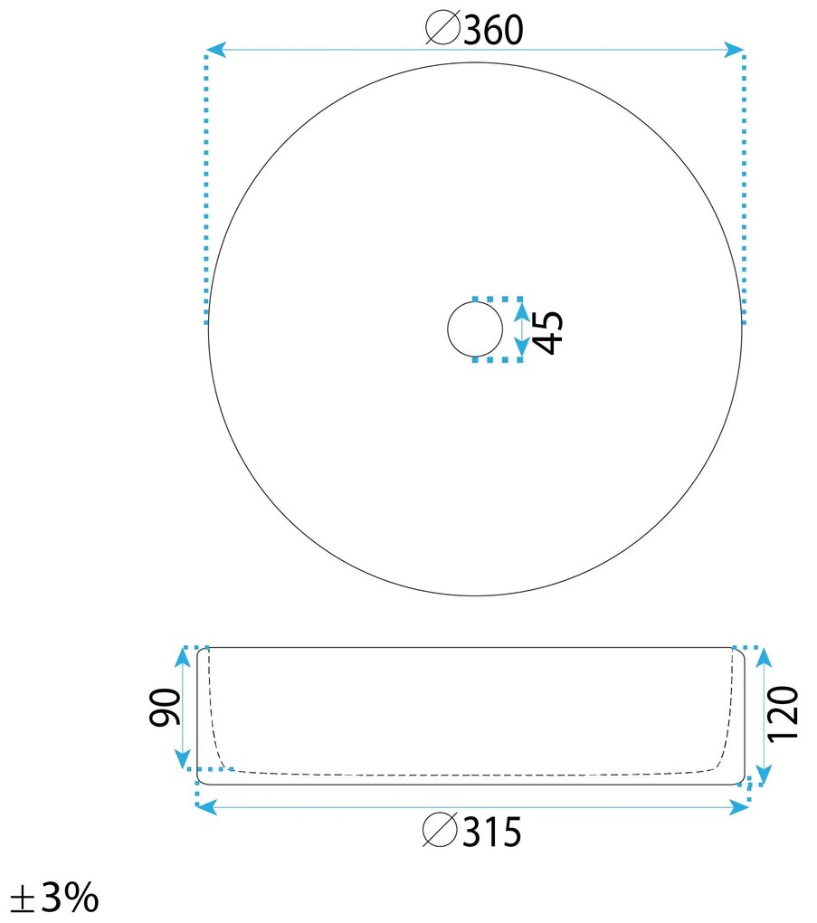 Умивалник за плот Rea Stefania