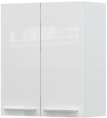 Висящ шкаф Raval V7-60-2K-White - White glossy