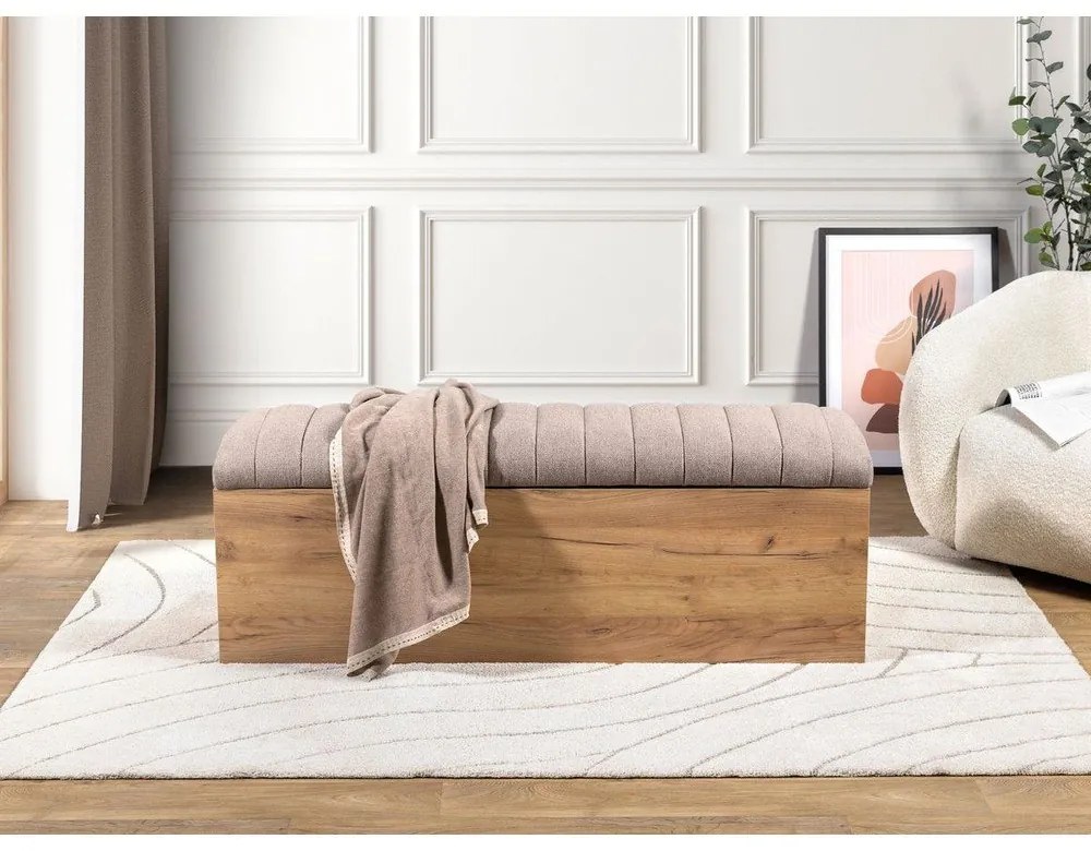 Бежова и естествена пейка Oceane – Bobochic Paris