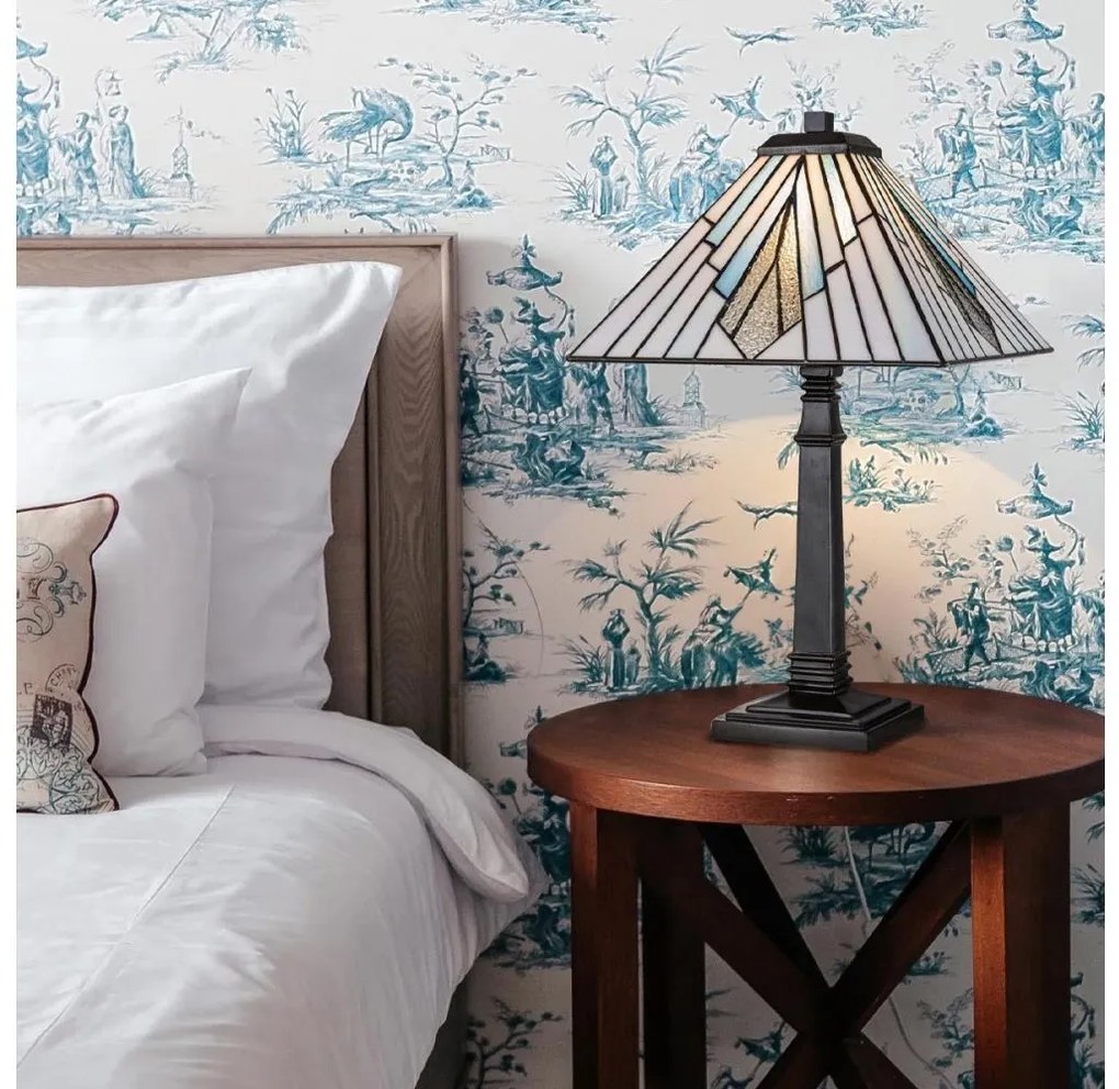 Elstead TF-ALDERLEY-TL-L - Настолна лампа Tiffany ALDERLEY 1xE27/60W/230V