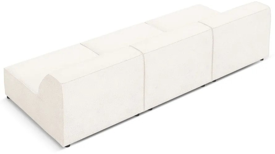 Кремав диван от плат букле 240 cm Jodie - Micadoni Home