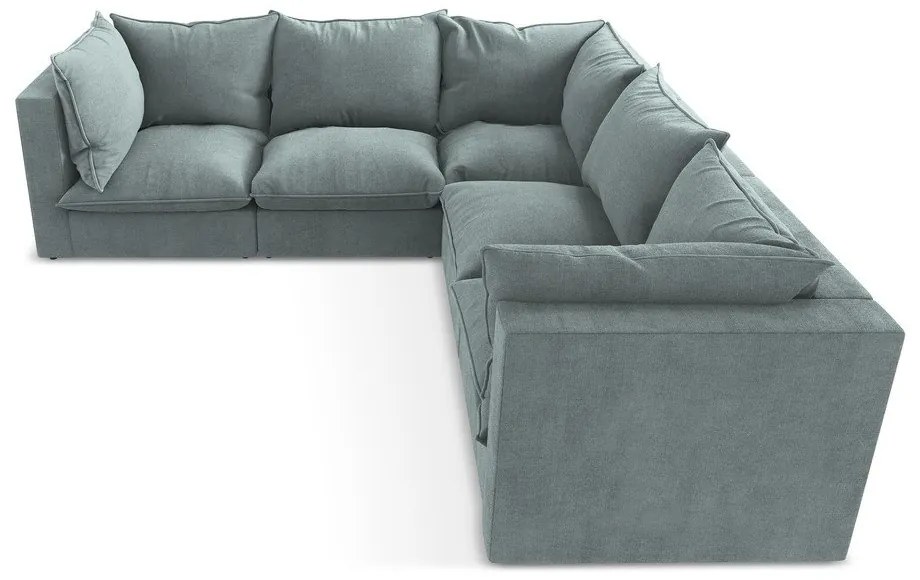 Син ъглов диван Manao – Makamii