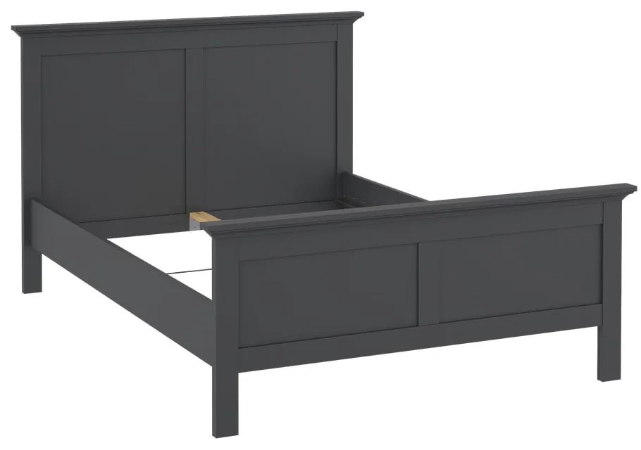 Сиво двойно легло 140x200 cm Paris – Tvilum