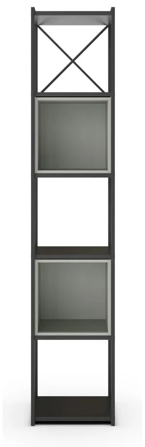 Зелено-черна библиотека 36x179 cm Anya – Marckeric