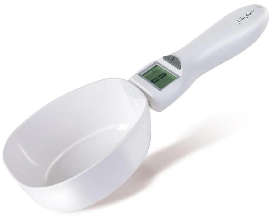 Lamart - Везна лъжица с LCD дисплей 2xAAA бяла