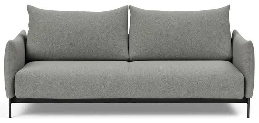 Светлосив разтегателен диван 230 cm Malloy wood - Innovation