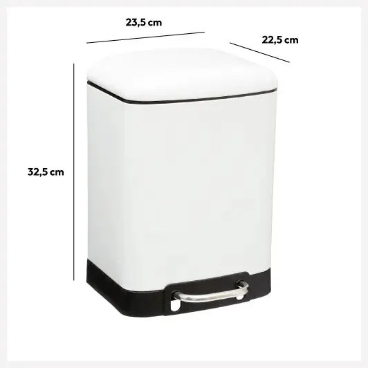 Кош 5five Ariane, Метал, 6 L - Черен