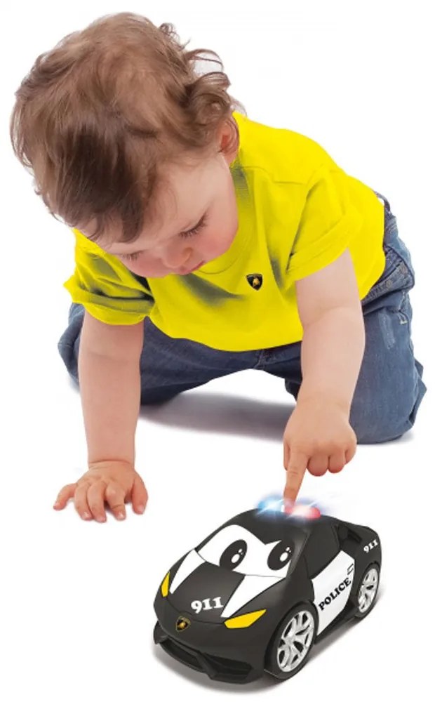 Bburago Junior - Пластмасова полицейска количка Lamborghini с батерии