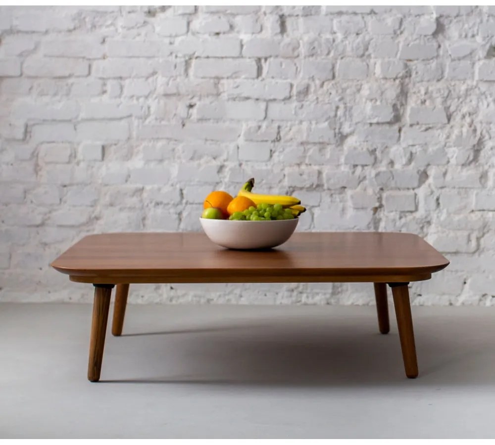 Масичка за кафе от ясенова дървесина, 110 x 110 cm Contrast Tetra - Ragaba