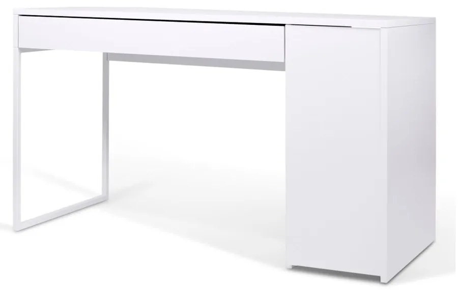 Бяла работна маса Prado - TemaHome