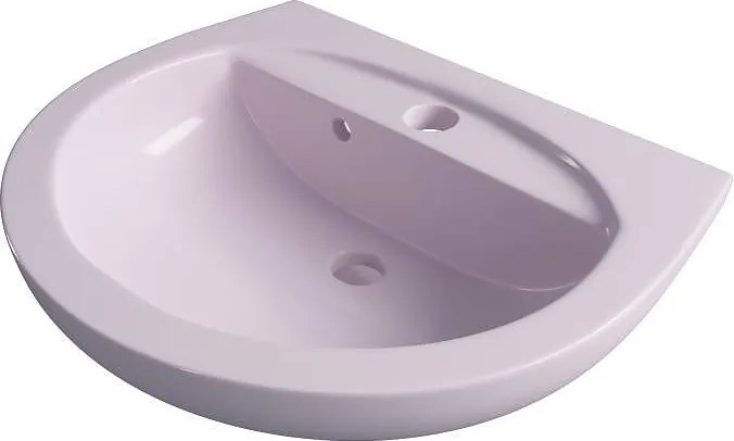 Умивалник SevaM порцеланов за стена - розов