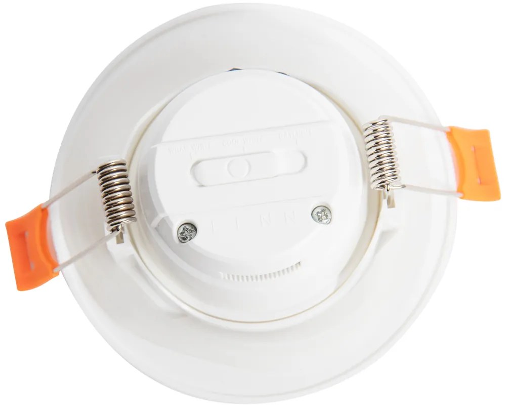 Комплект от 12 бели вградени спотове Вкл. LED Dim to Warm 7W IP65 - Blanca