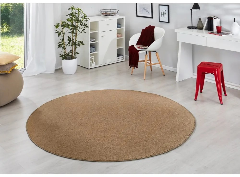 Кафяв кръгъл килим ø 200 cm Fancy – Hanse Home