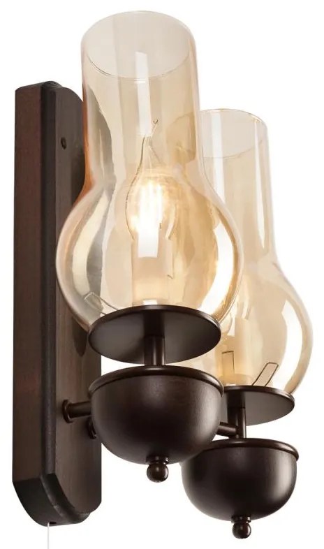 Brilagi - LED Аплик COTTAGE 2xE14/40W/230V бук/кафяв