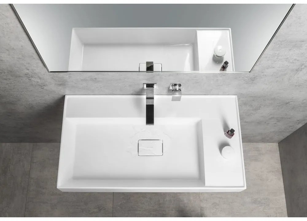 Вградена батерия за мивка в лъскаво-сребрист цвят (1 изход) Latus – Sapho