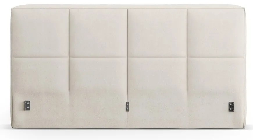 Кремава тапицирана табла за легло 189x100 cm Darren – Micadoni