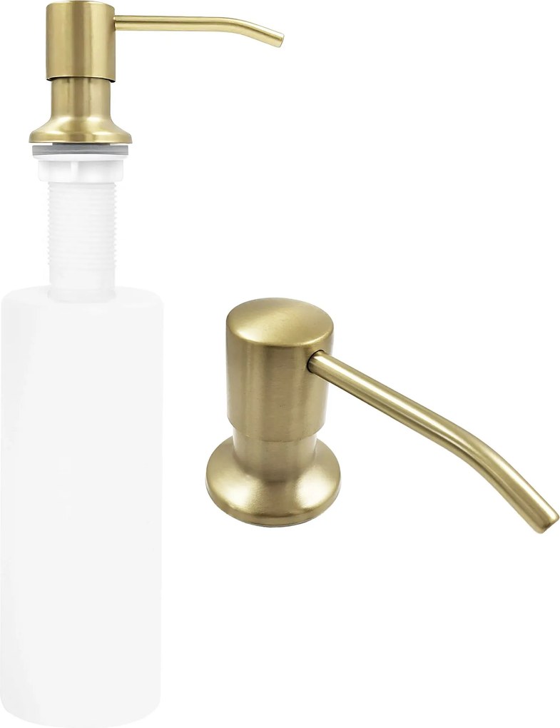 Дозатор Rea LON Brush Gold