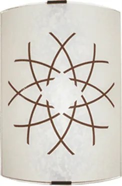Аплик ДАМАСК, 200х290, кафяв/екрю, 1xE27