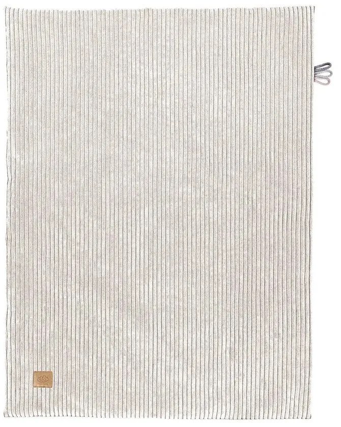 Кремаво бебешко одеяло от рипсено кадифе 100x77 cm – Meowbaby