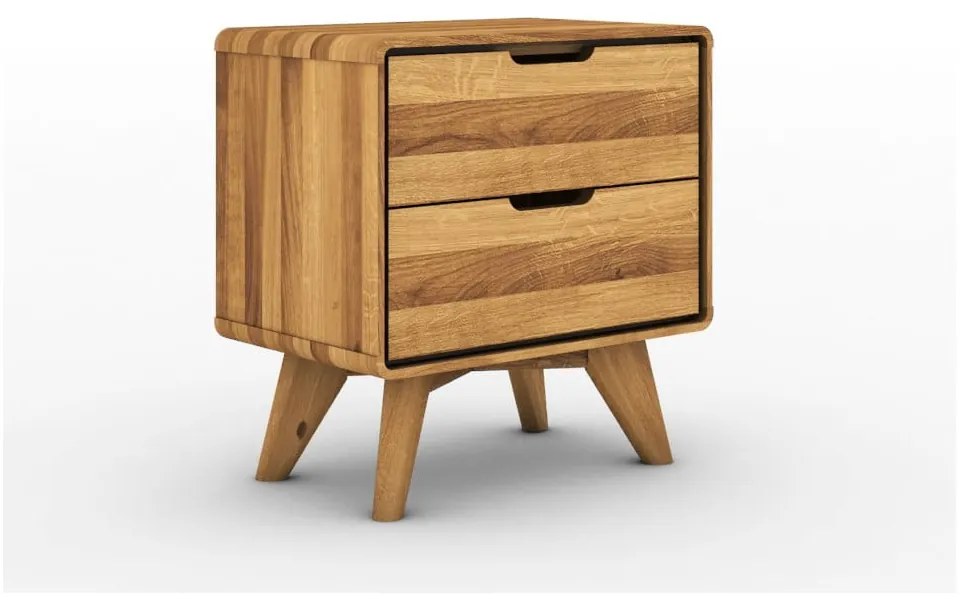 Нощно шкафче от дъбова дървесина Greg - The Beds