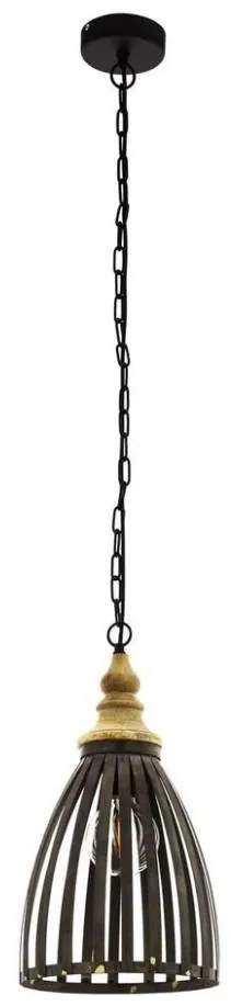 Eglo 49786 - Полилей на верижка OLDCASTLE 1xE27/60W/230V