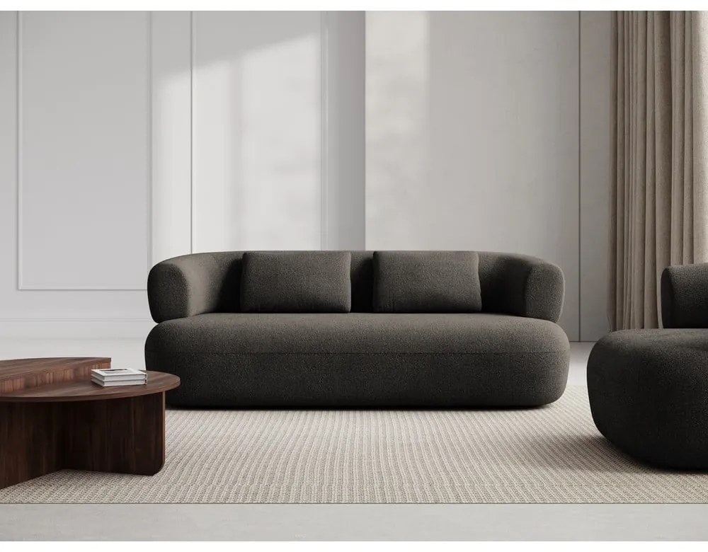 Кафяв диван от букле 178 cm Jenny – Micadoni Home