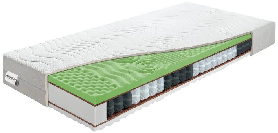 Твърд/средно твърд пружинен матрак с две лица 80x200 cm Visco Sleep – BENAB