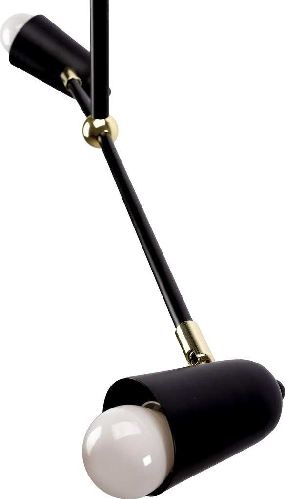 Лампа APP1708-4CP BLACK + GOLD