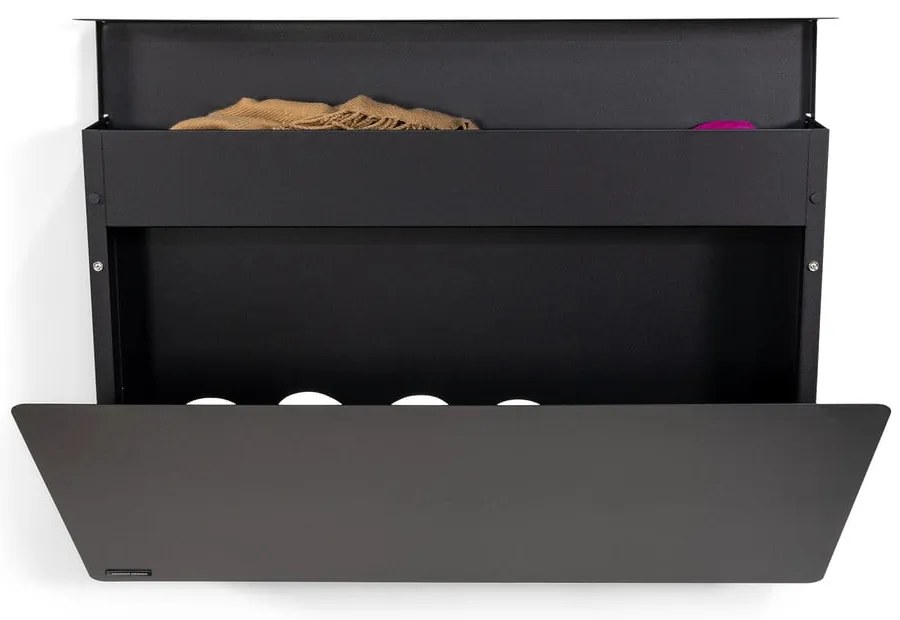 Черна метална накланяща се/висяща стойка за обувки Luigi – Spinder Design