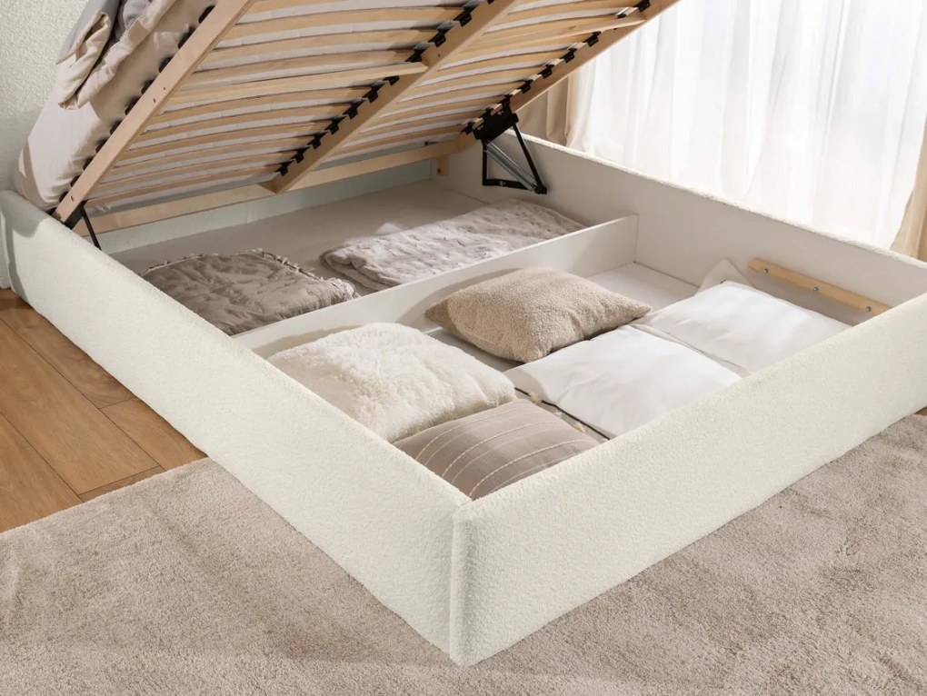 Облегнато легло Heaven-Екрю-180 x 200